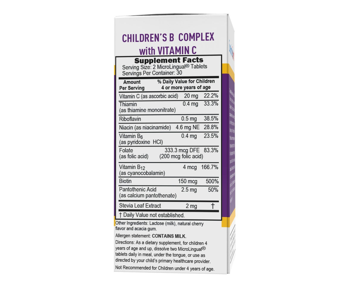 Superior Source Children&#39;s B-Complex Vitamins 60 Sublingual Tablet