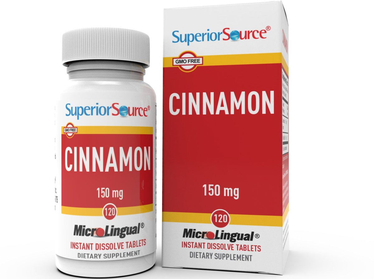 Superior Source Cinnamon Extract (10:1) 150 mg 120 Sublingual Tablet