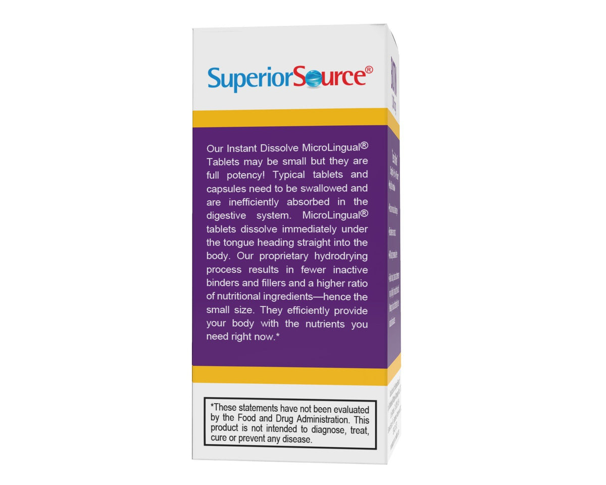 Superior Source Biotin 1,000mcg 100 Sublingual Tablet