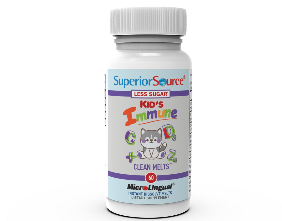 Superior Source Kid&#39;s Immune Clean Melts 60 Sublingual Tablet