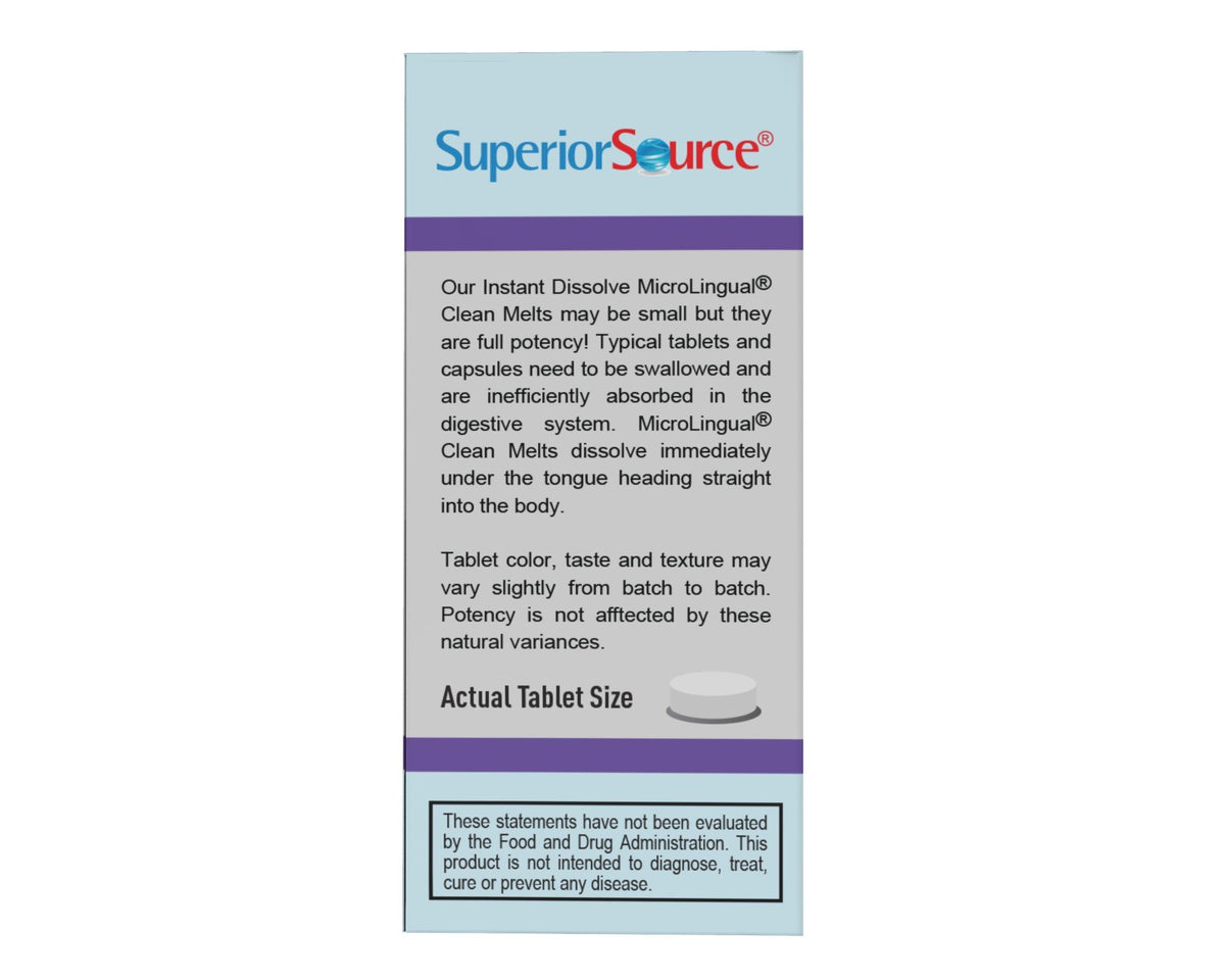 Superior Source Kid&#39;s Immune Clean Melts 60 Sublingual Tablet