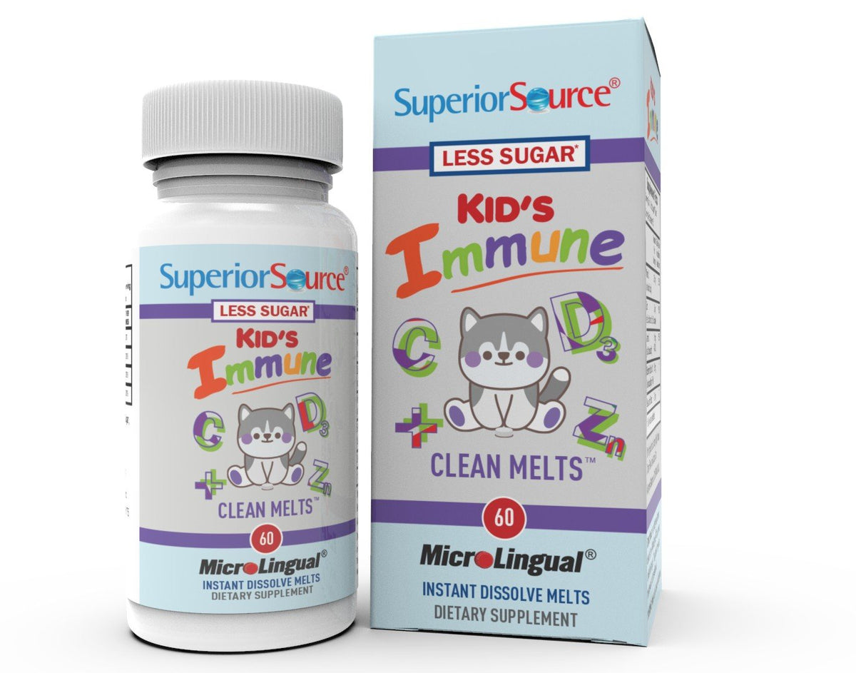 Superior Source Kid's Immune Clean Melts 60 Sublingual Tablet