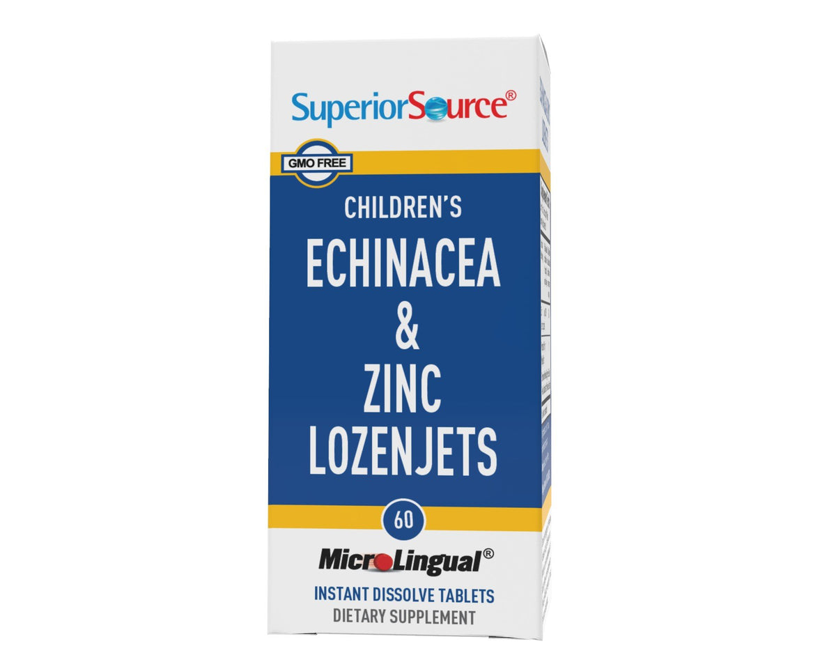 Superior Source Child Formula Echinacea and Zinc Lozenges 60 Sublingual Tablet