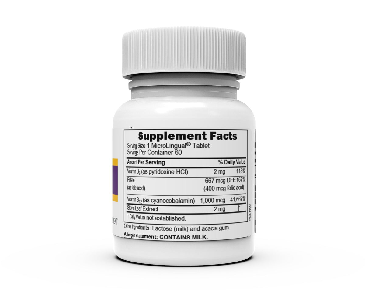 Superior Source No Shot B6/B12/Folic Acid 60 Sublingual Tablet