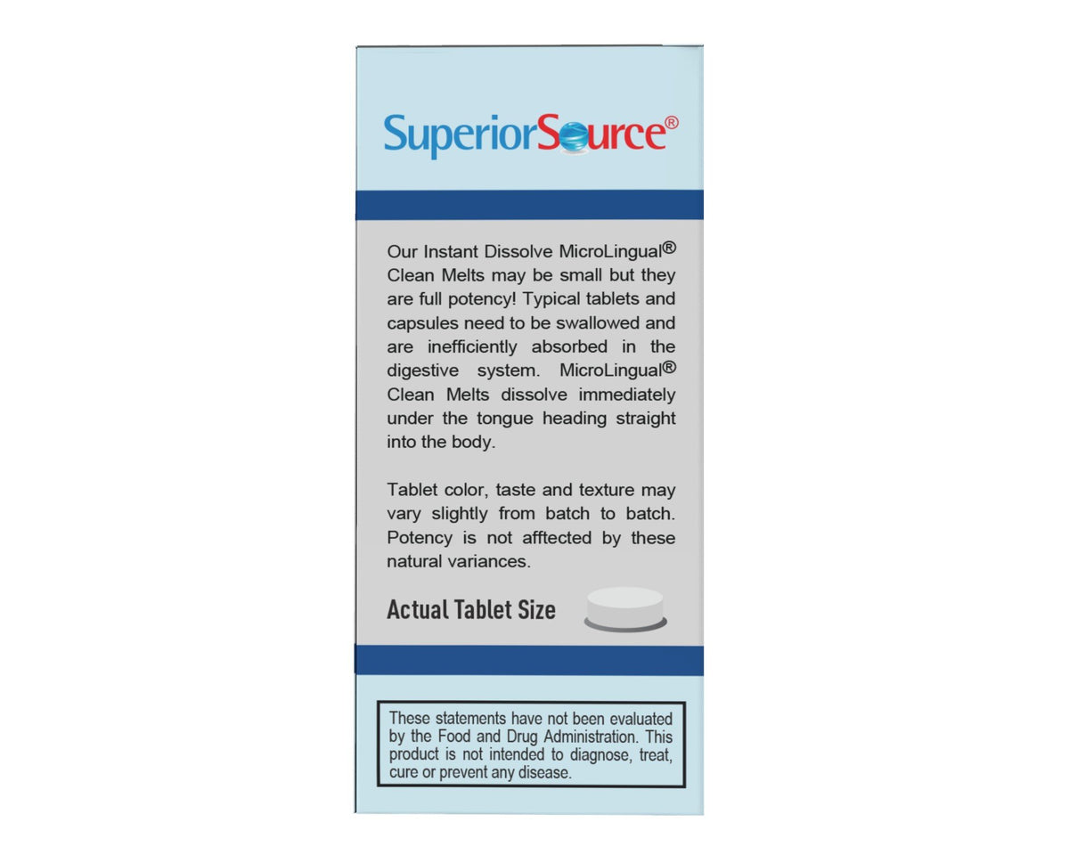 Superior Source Kid&#39;s C + D Clean Melts 90 Sublingual Tablet