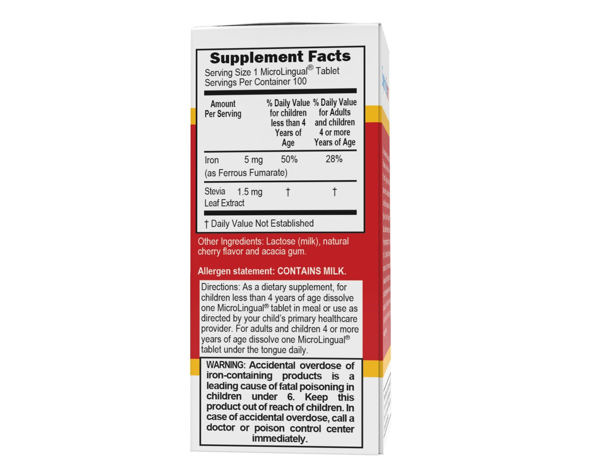 Superior Source Children&#39;s Iron, 5 mg 100 Sublingual Tablet