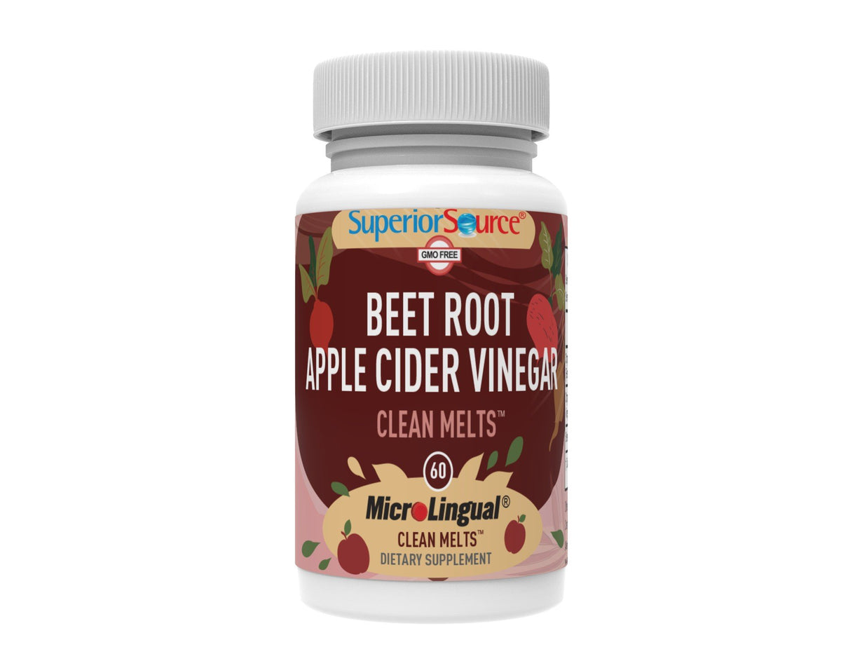 Superior Source Beet Root & Apple Cider Clean Melts 60 Sublingual Tablet