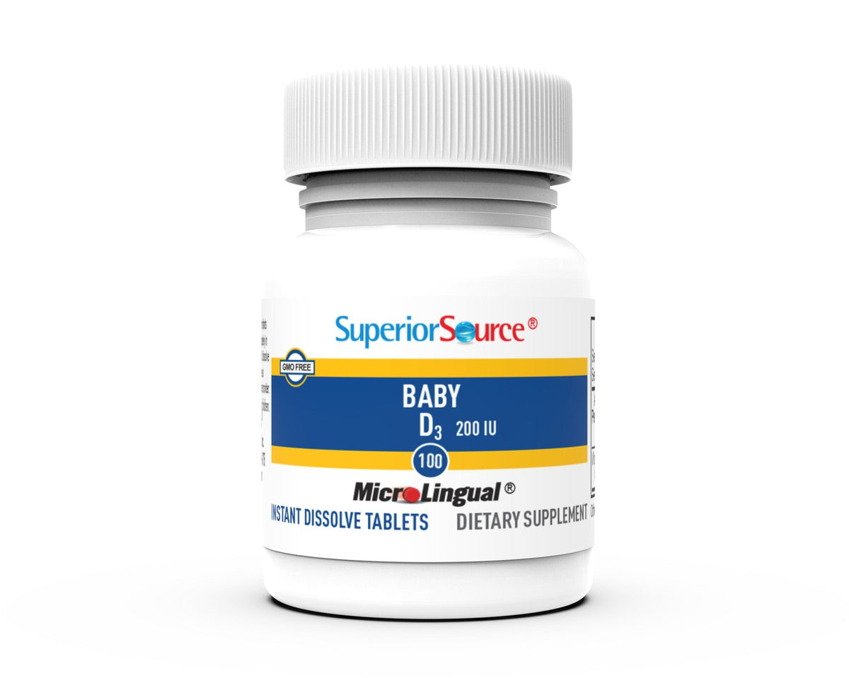 Superior Source Baby D Infant Formula 100 Sublingual Tablet