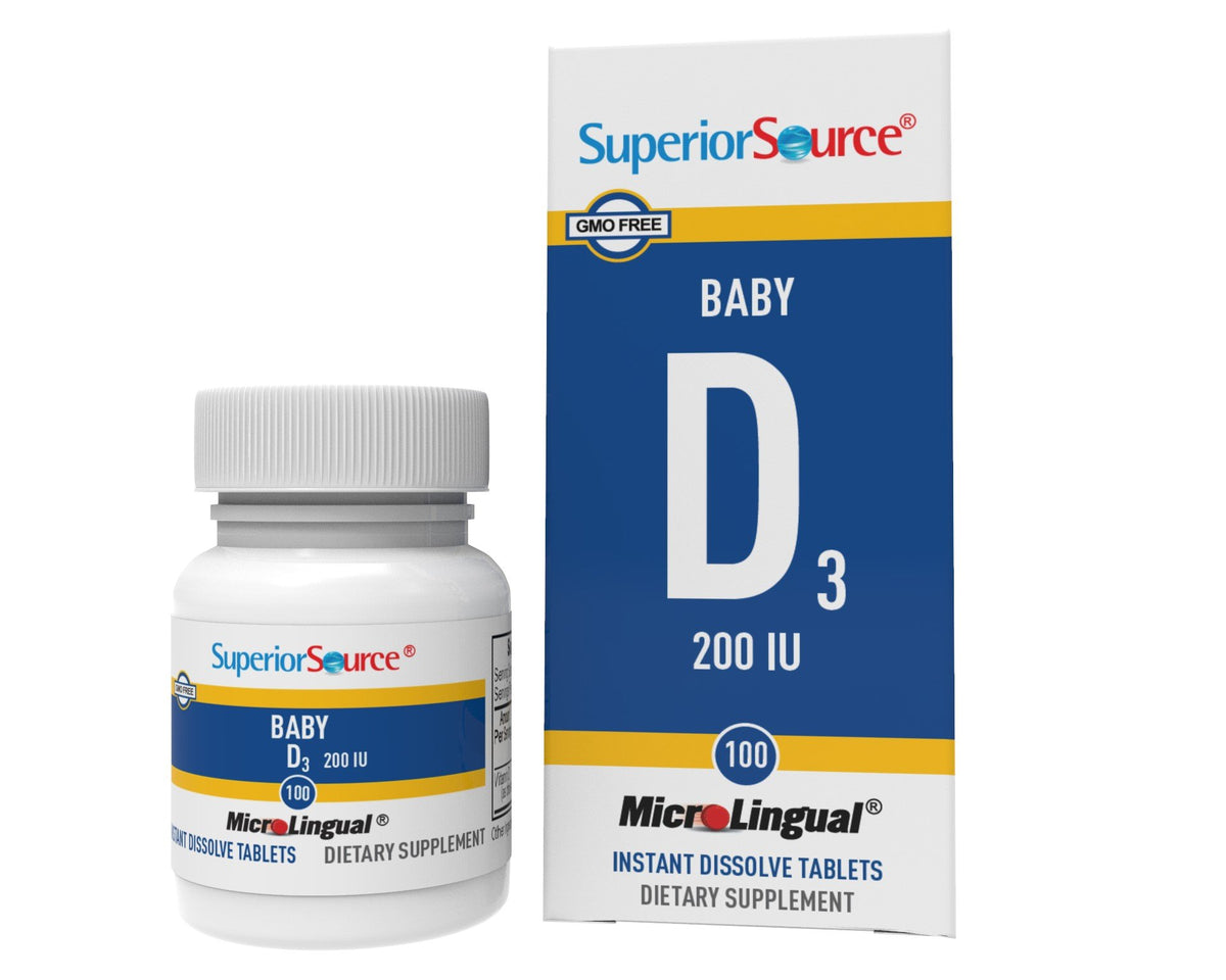 Superior Source Baby D Infant Formula 100 Sublingual Tablet