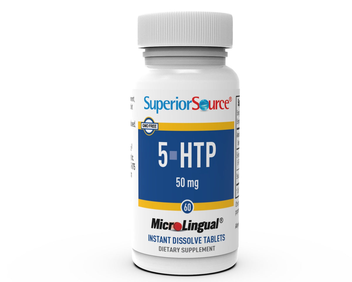 Superior Source 5-HTP 50 mg 60 Sublingual Tablet