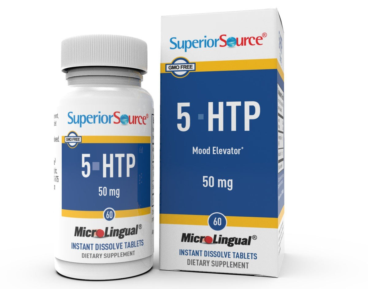 Superior Source 5-HTP 50 mg 60 Sublingual Tablet