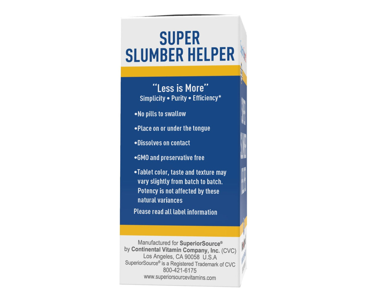 Superior Source Super Slumber Helper 90 Sublingual Tablet