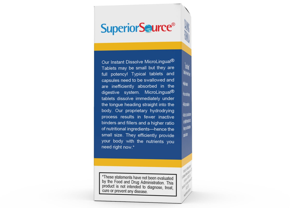 Superior Source Calming Formula 60 Sublingual Tablet