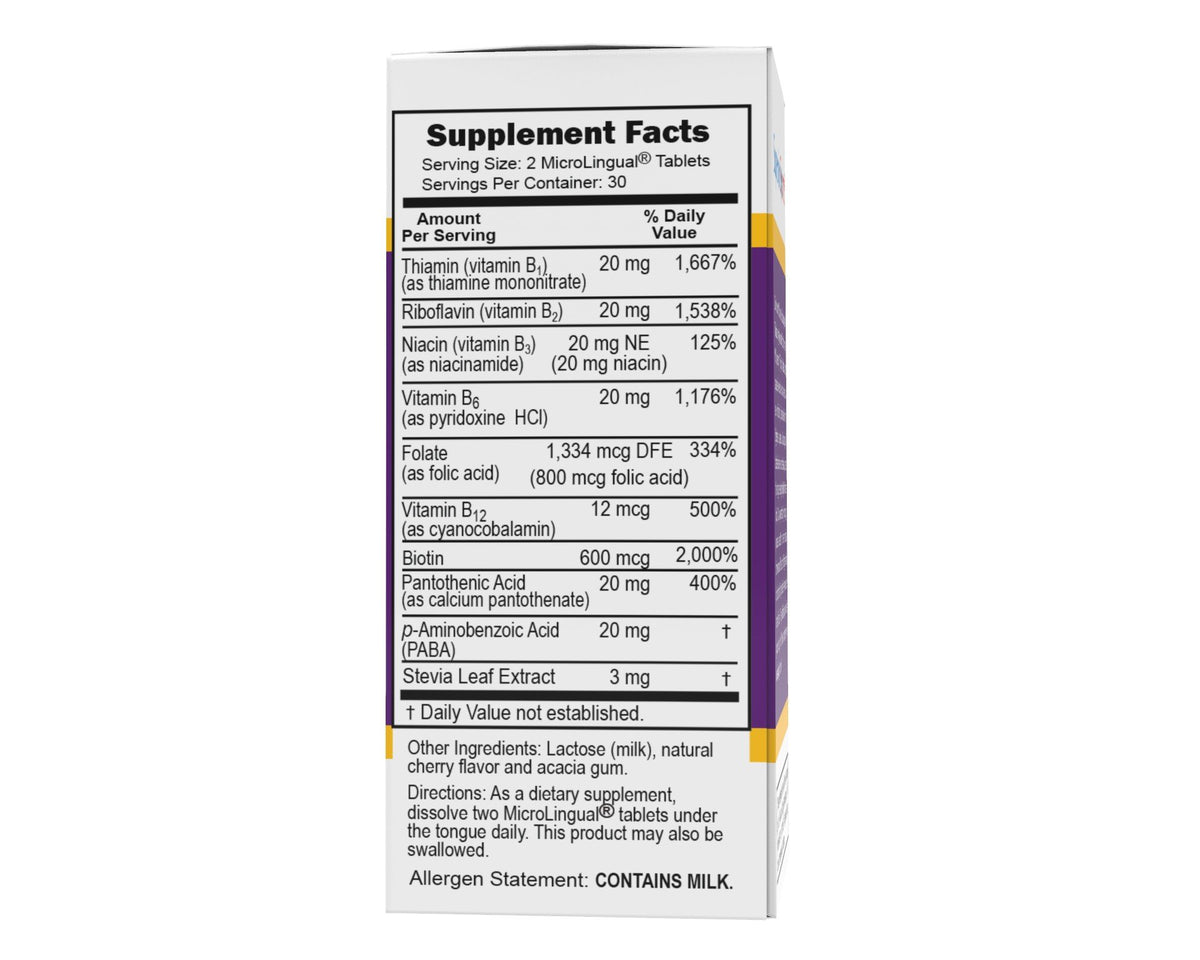 Superior Source Balance B Complex w/Extra Folic Acid &amp; Biotin 60 Sublingual Tablet