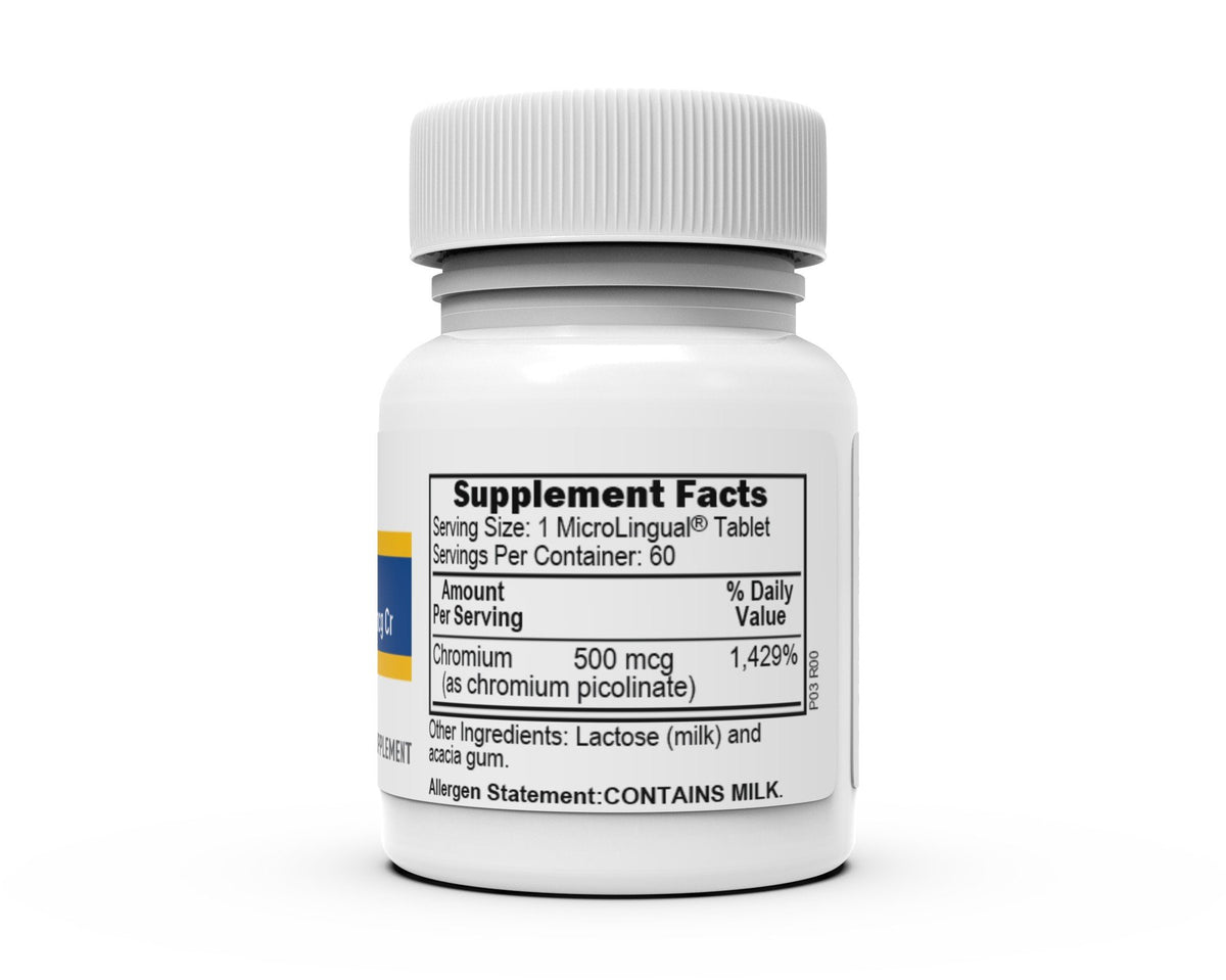 Superior Source Chromium 500 mcg. (Chromium Picolinate) 60 Sublingual Tablet