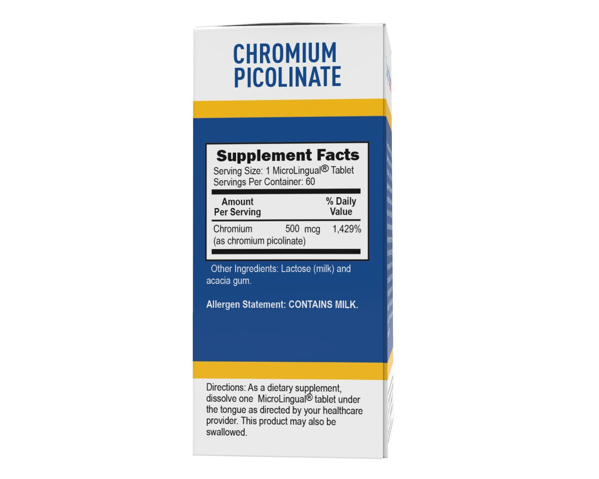 Superior Source Chromium 500 mcg. (Chromium Picolinate) 60 Sublingual Tablet