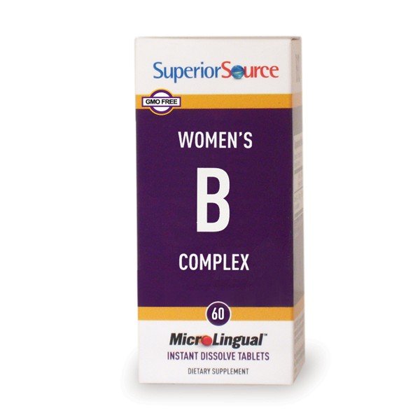 Superior Source Womens B Complex with B-12 1,000 mcg 60 Sublingual Tablet