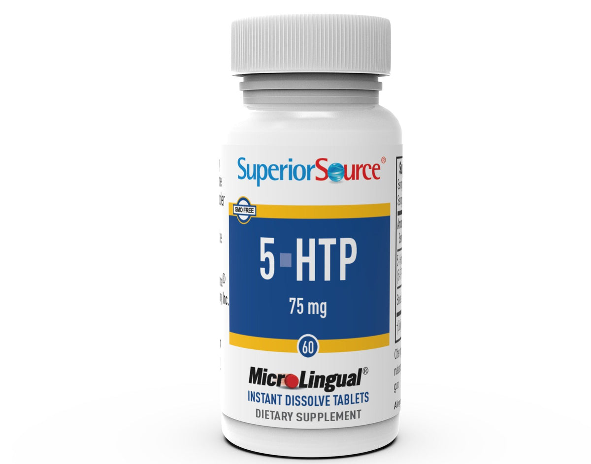 Superior Source 5-HTP 75 mg 60 Sublingual Tablet