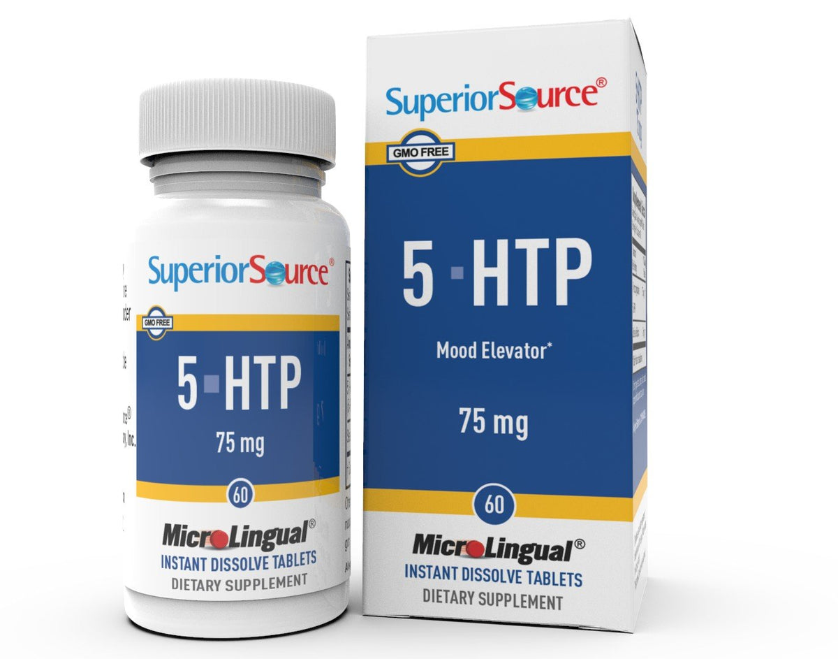 Superior Source 5-HTP 75 mg 60 Sublingual Tablet