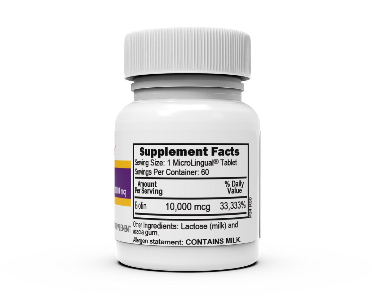 Superior Source Biotin 10,000 mcg 60 Sublingual Tablet