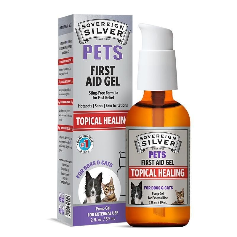 Sovereign Silver Natural Immunogenics Pets First Aid Gel 2 oz Liquid