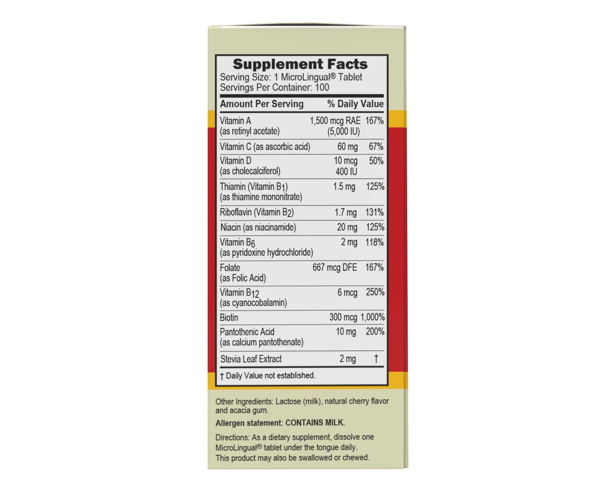 Superior Source One Daily Value Multi Vitamin 100 Sublingual Tablet