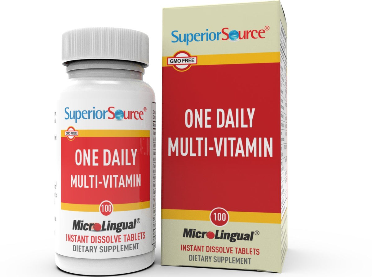 Superior Source One Daily Value Multi Vitamin 100 Sublingual Tablet