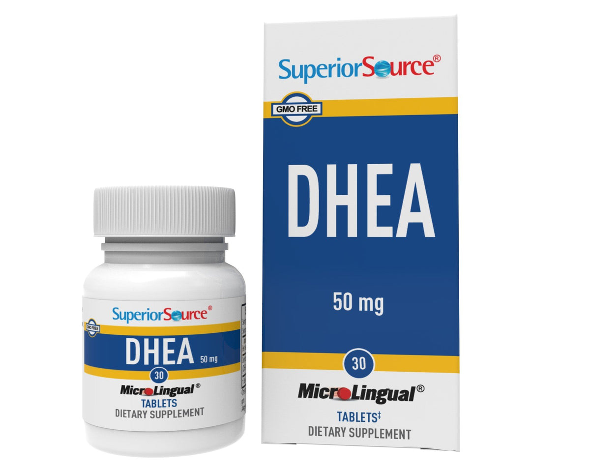 Superior Source DHEA 50 mg 30 Sublingual Tablet