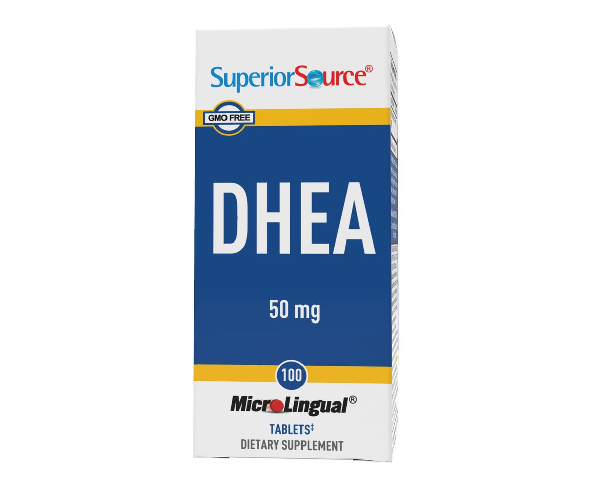 Superior Source DHEA 50 mg 100 Sublingual Tablet