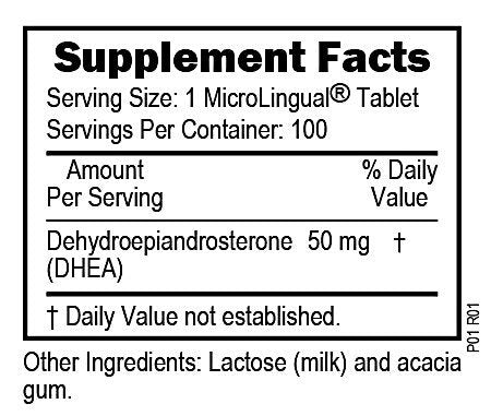 Superior Source DHEA 50 mg 100 Sublingual Tablet