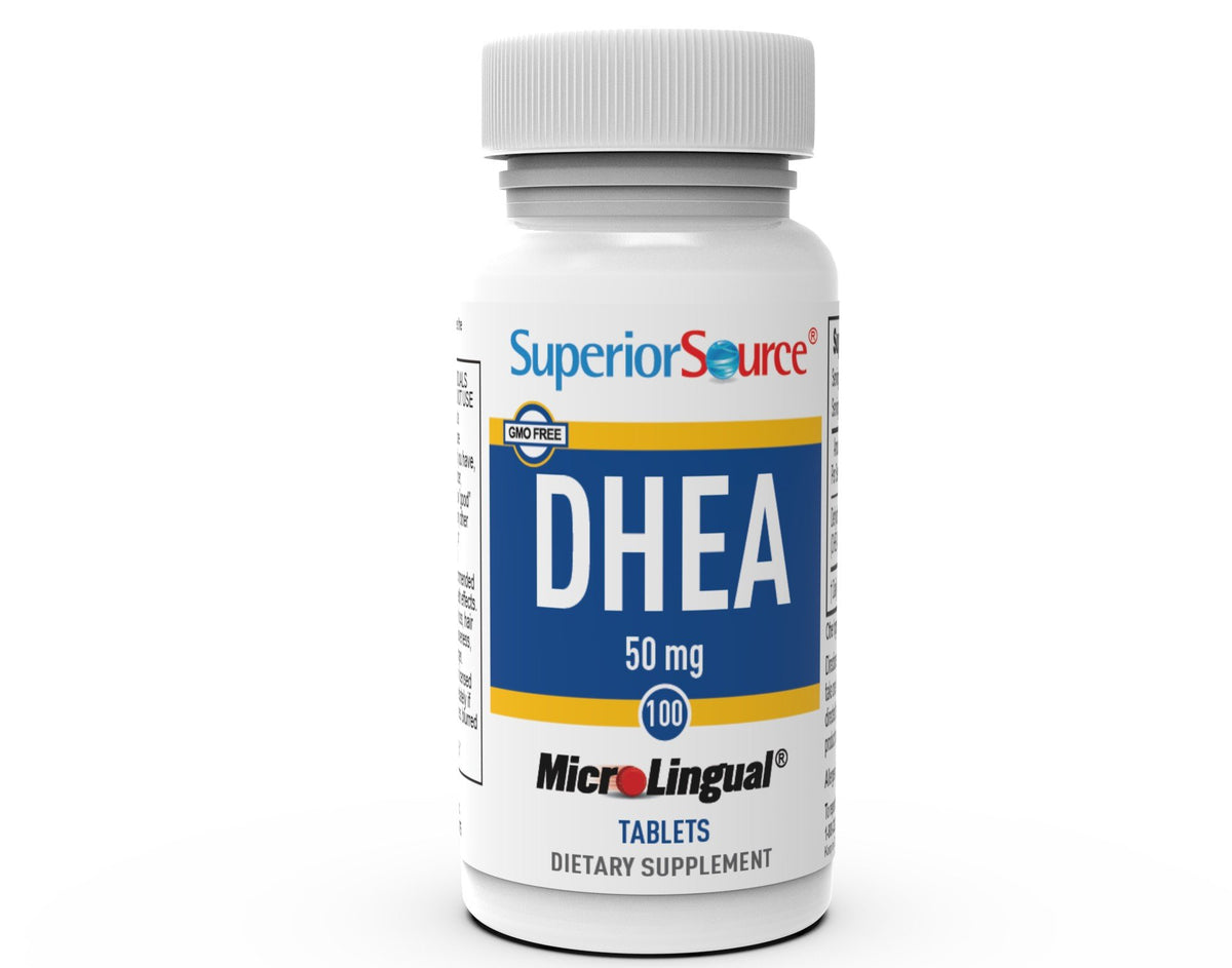 Superior Source DHEA 50 mg 100 Sublingual Tablet