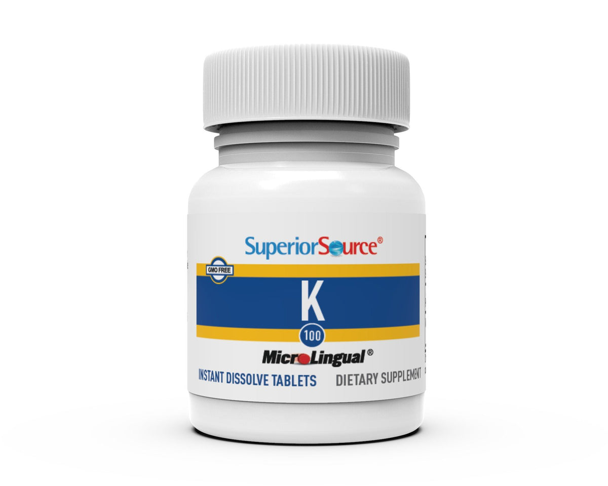 Superior Source Vitamin K1 100 mcg 100 Sublingual Tablet