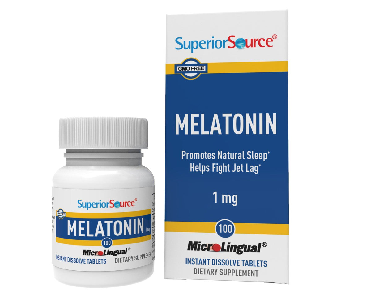 Superior Source Melatonin 1 mg 100 Sublingual Tablet