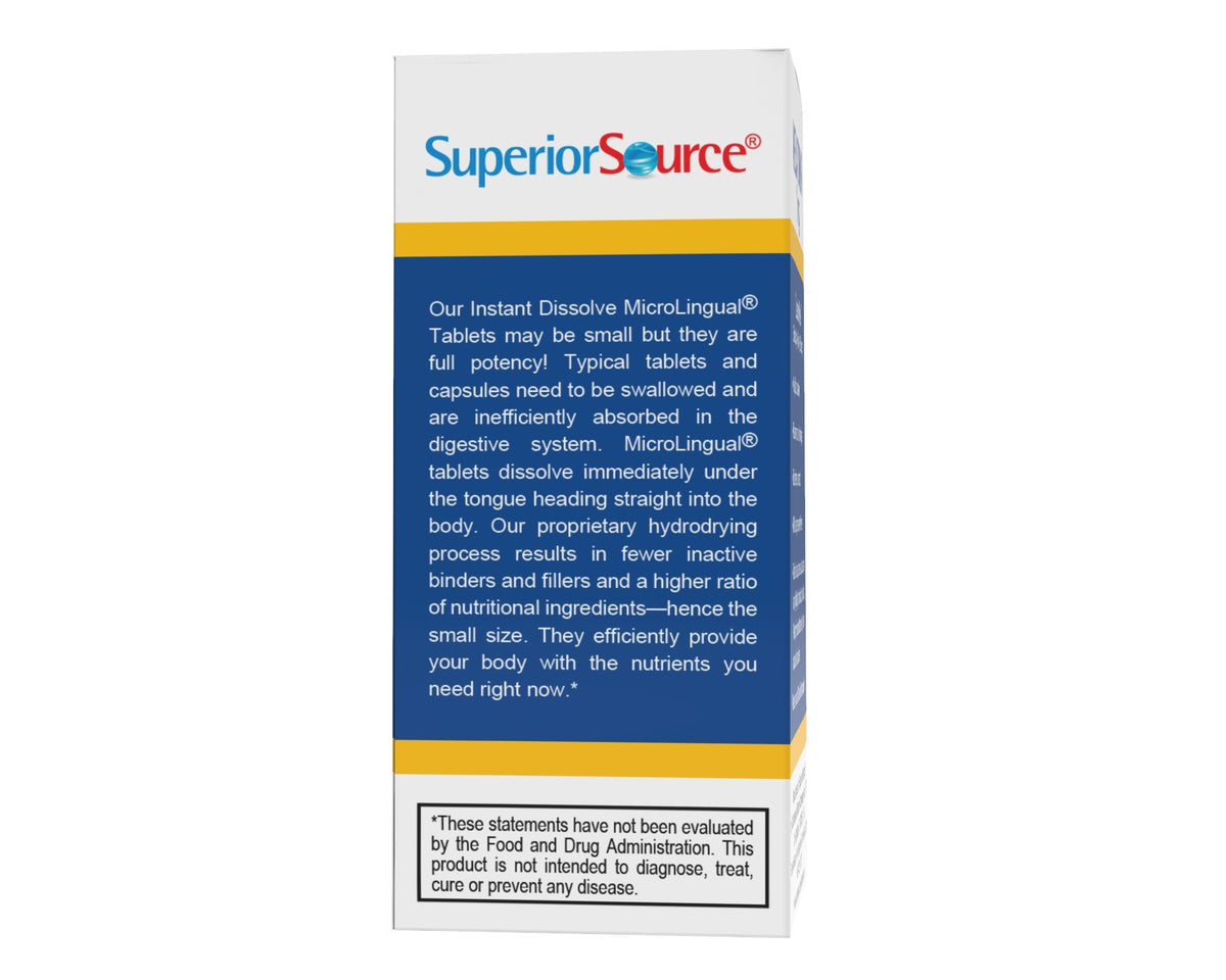 Superior Source Melatonin 1 mg 100 Sublingual Tablet