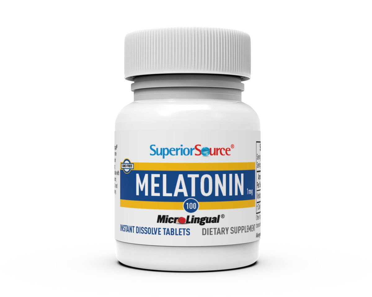 Superior Source Melatonin 1 mg 100 Sublingual Tablet