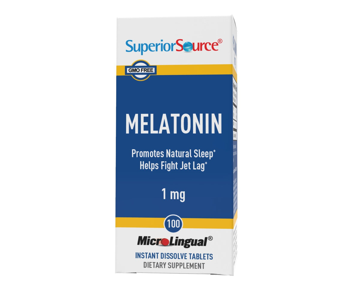 Superior Source Melatonin 1 mg 100 Sublingual Tablet