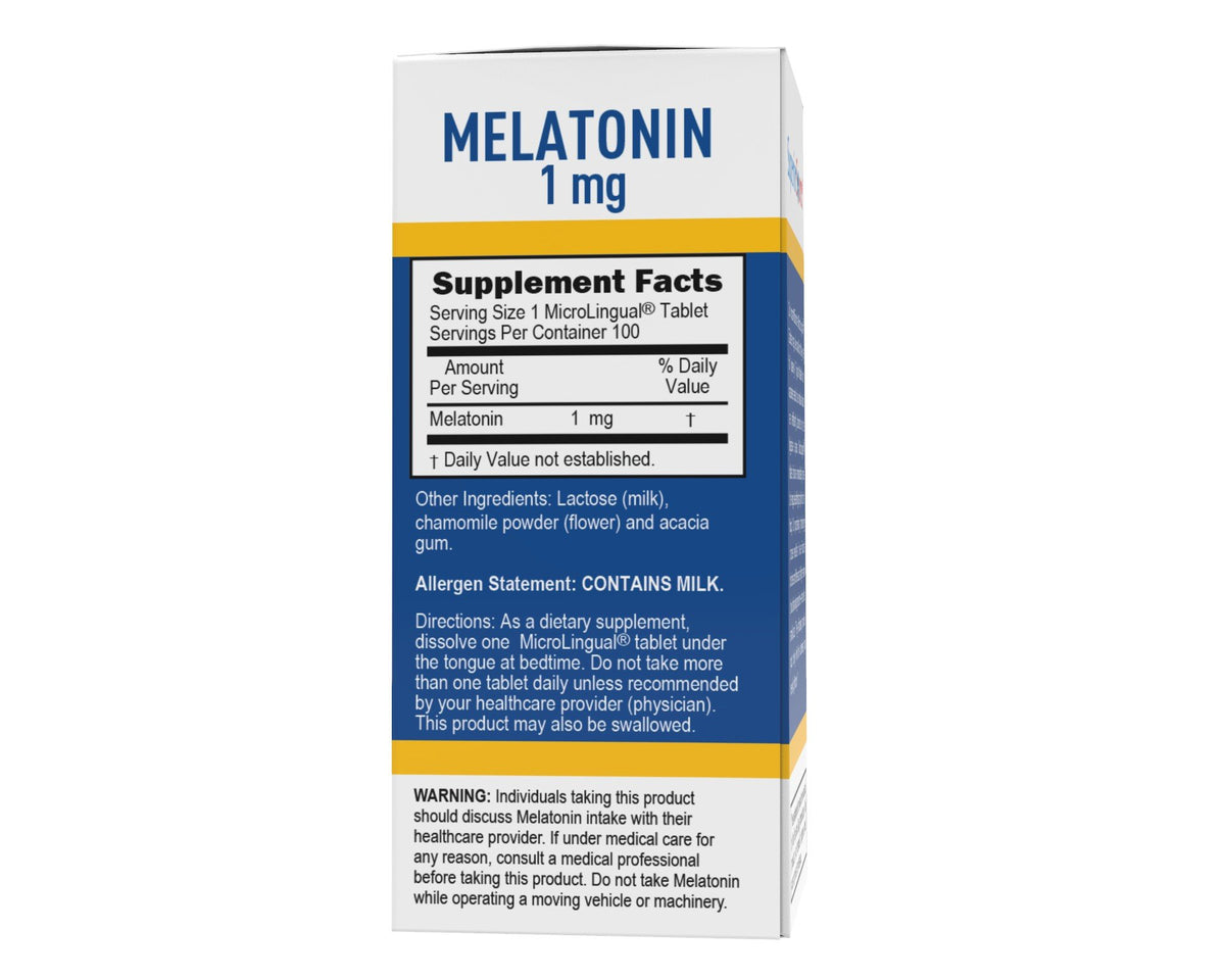 Superior Source Melatonin 1 mg 100 Sublingual Tablet