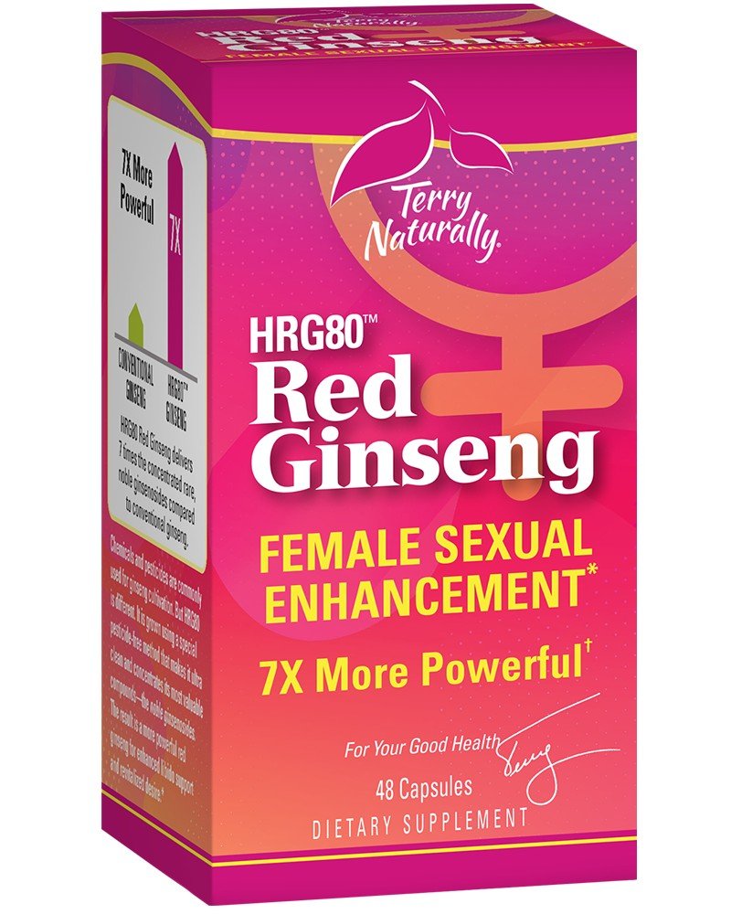 EuroPharma (Terry Naturally) HRG80 Red Ginseng Female Sexual Enhancement 48 Capsule