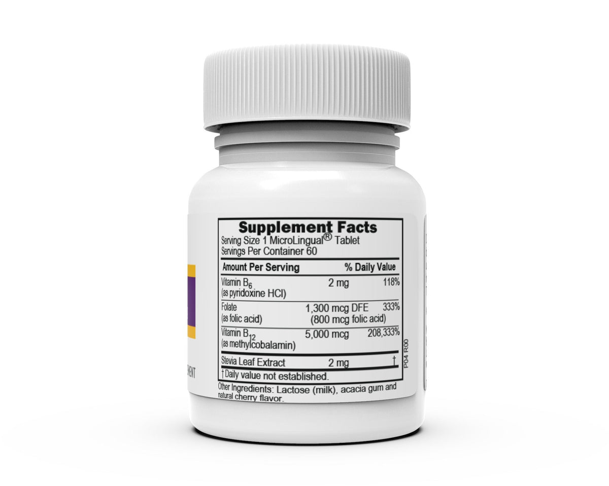 Superior Source No Shot Methylcobalamin B12 5000 mcg/B6/Folic Acid 800mcg 60 Sublingual Tablet