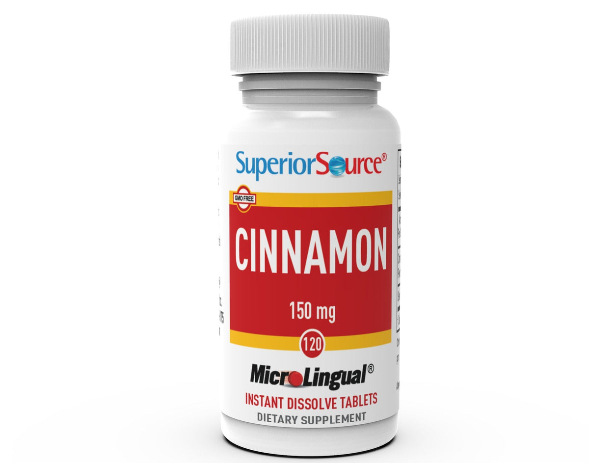 Superior Source Cinnamon Extract (10:1) 150 mg 120 Sublingual Tablet