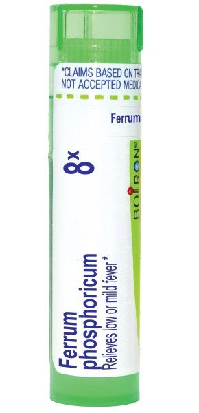 Boiron Ferrum Phosphoricum 8X Homeopathic Single Medicine For Cough, Cold & Flu 80 Pellet