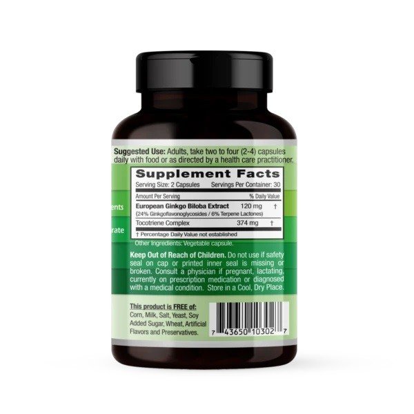 Emerald Labs Ginkgo Biloba Extract 60 Capsule