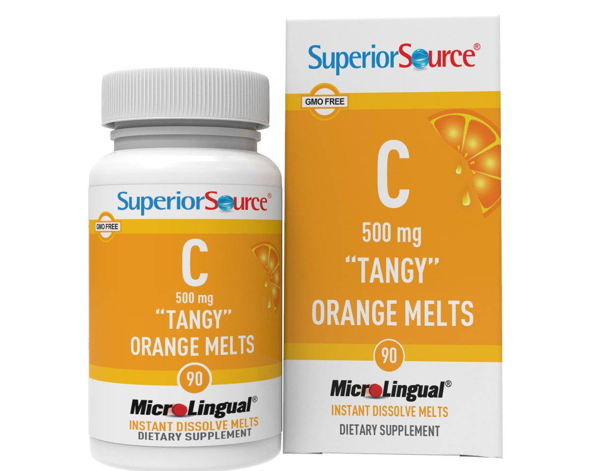 Superior Source C 500 mg Tangy Orange Melts 90 Sublingual Tablet