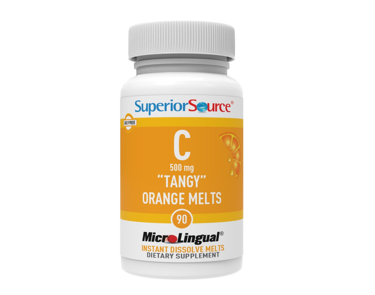 Superior Source C 500 mg Tangy Orange Melts 90 Sublingual Tablet