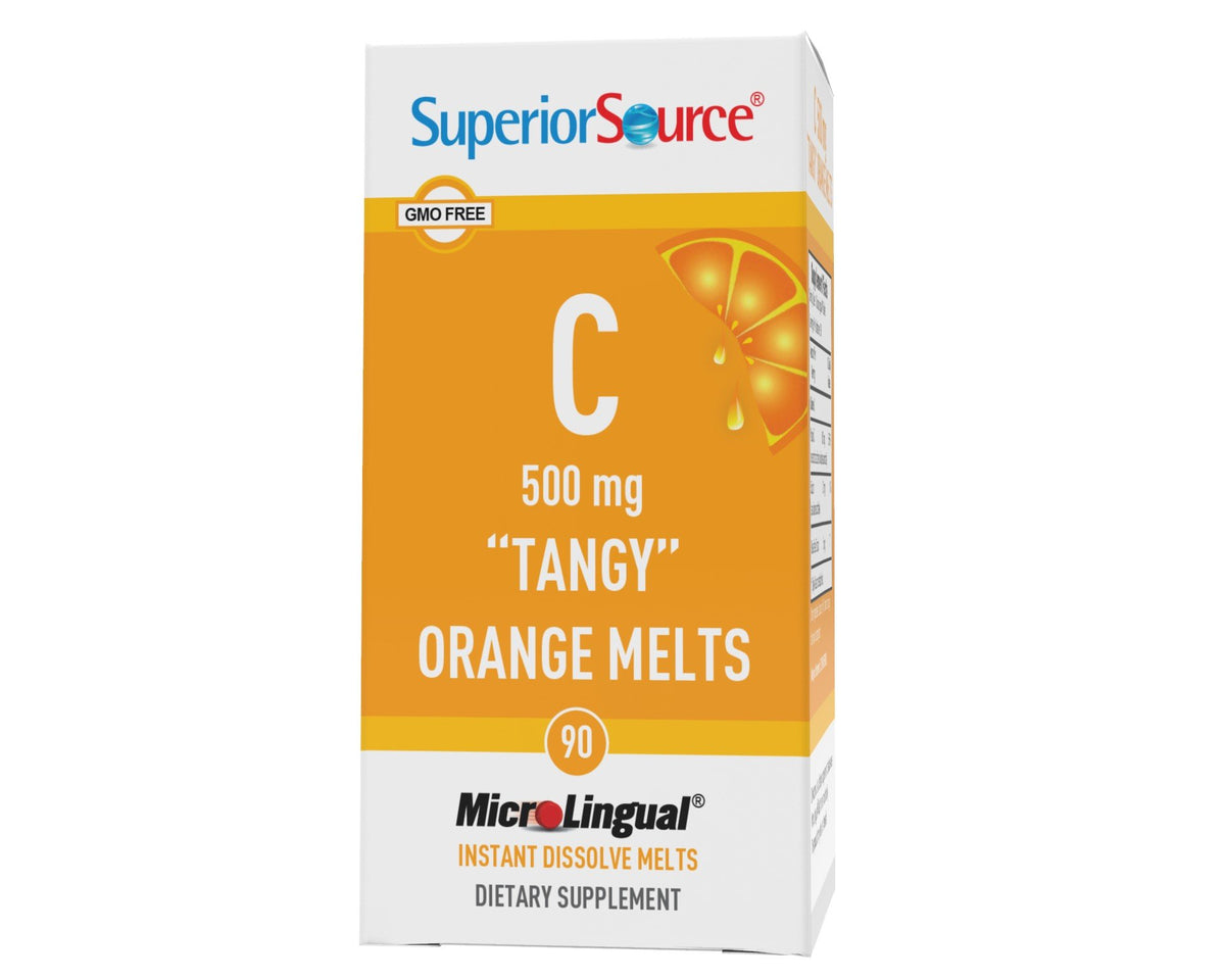 Superior Source C 500 mg Tangy Orange Melts 90 Sublingual Tablet