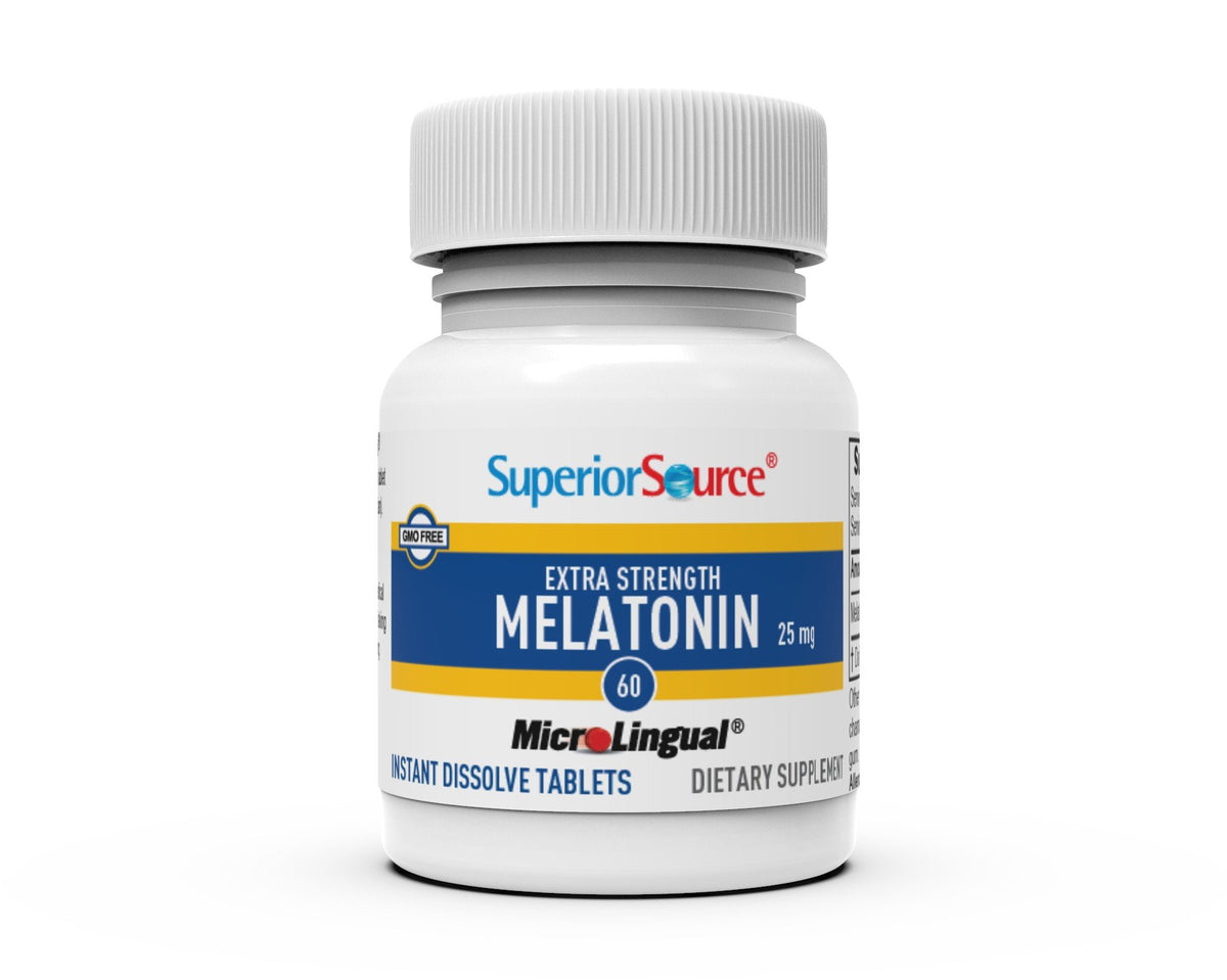 Superior Source Extra Strength Melatonin 60 Sublingual Tablet