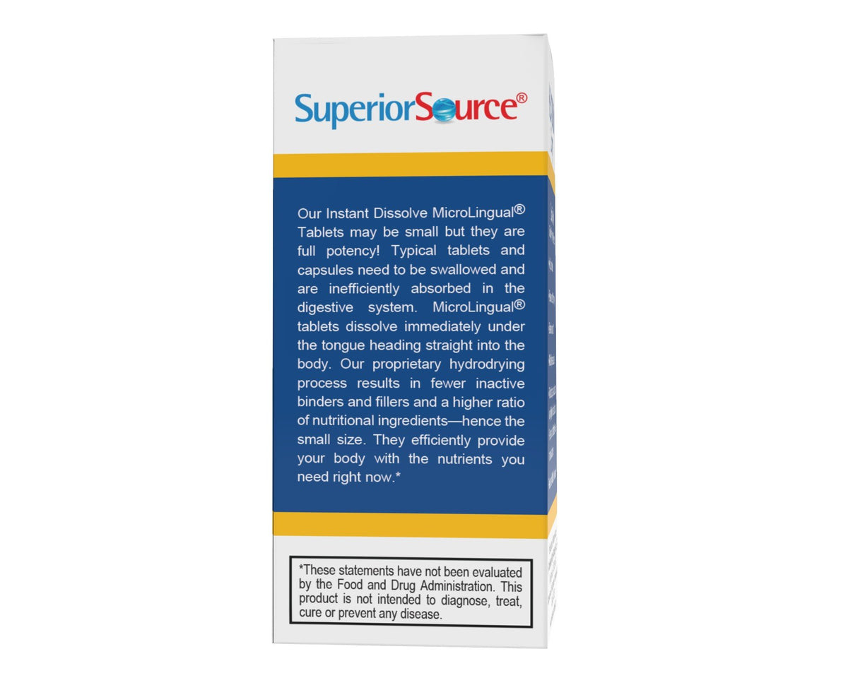 Superior Source Extra Strength Melatonin 60 Sublingual Tablet