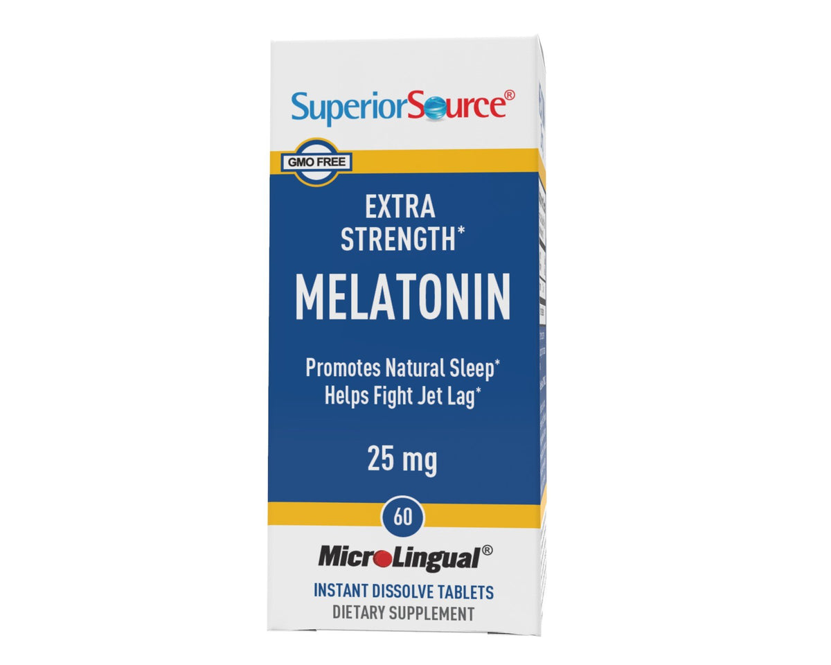 Superior Source Extra Strength Melatonin 60 Sublingual Tablet