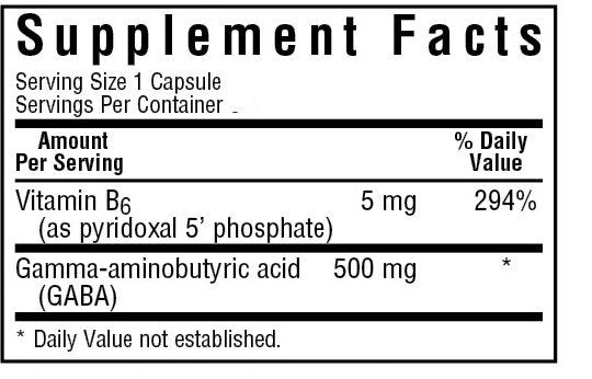 Bluebonnet GABA 500 mg 120 Capsule