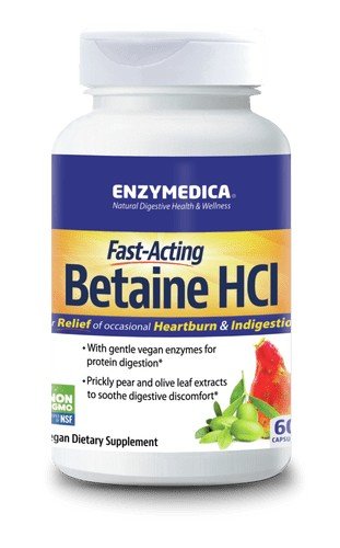 Enzymedica Betaine HCI 60 Capsule